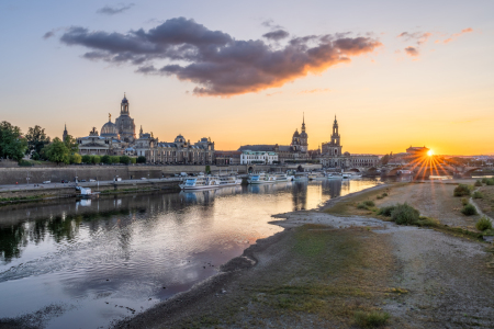 Bild-Nr: 12861163 Dresden Stadtansicht bei Sonnenuntergang Erstellt von: eyetronic