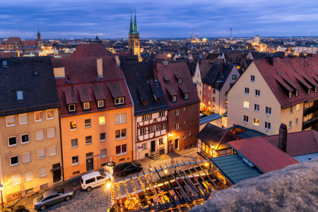 Bild-Nr: 12871140 Blick über Nürnberg am Abend Erstellt von: janschuler
