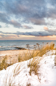 Bild-Nr: 12880617 Winterabend an der Ostsee Erstellt von: Ursula Reins