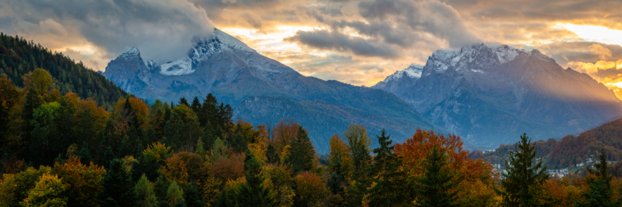Bild-Nr: 12886030 Watzmann und Hochkalter im Herbst - Panorama Erstellt von: Martin Martin Wasilewski