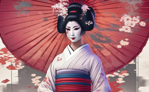 Bild-Nr: 12889773 Geisha KI Erstellt von: XYRIUS