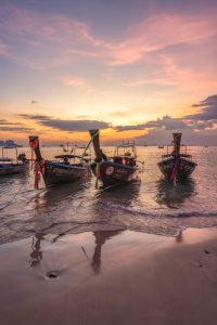 Bild-Nr: 12892306 Longtailboote am Railay Strand Erstellt von: eyetronic