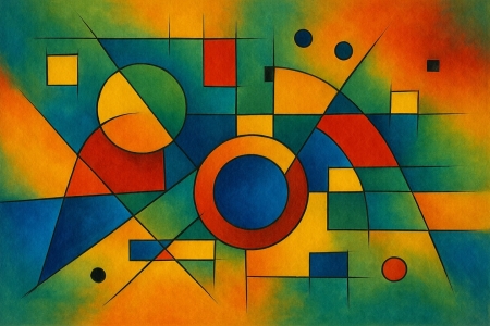 Bild-Nr: 12897075 Farbkomposition im Gleichgewicht KI Erstellt von: gabii40