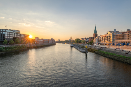 Bild-Nr: 12897192 Sonnenuntergang in Bremen Erstellt von: eyetronic