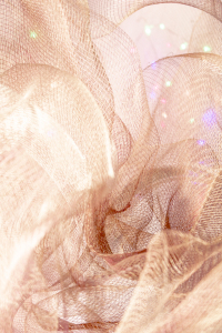 Bild-Nr: 12898208  Fließendes Netzgewebe in Rosa und Beige Erstellt von: Sandra Höfer