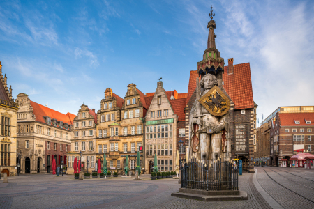 Bild-Nr: 12908590 Marktplatz und Roland in Bremen Erstellt von: Mapics