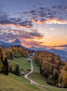 Bild-Nr: 12910048 Sonnenuntergang in Oberbayern Erstellt von: Achim Thomae
