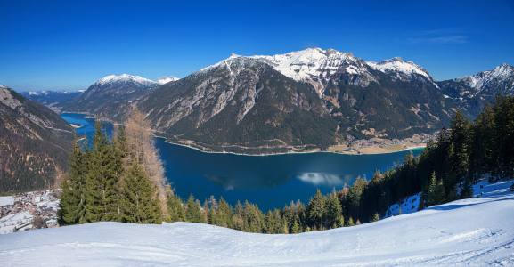 Bild-Nr: 12931875 Achenseeblick vom Zwölferkopf Winterlandschaft Erstellt von: SusaZoom