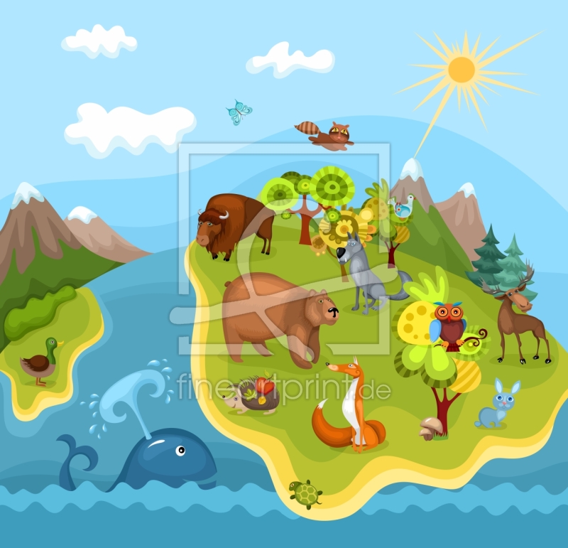 frei w&auml;hlbarer Bildausschnitt f&uuml;r Ihr Bild auf Tapete